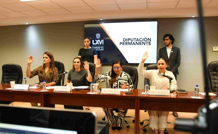 Instala Congreso de Aguascalientes la Diputación Permanente del Segundo Periodo de Receso