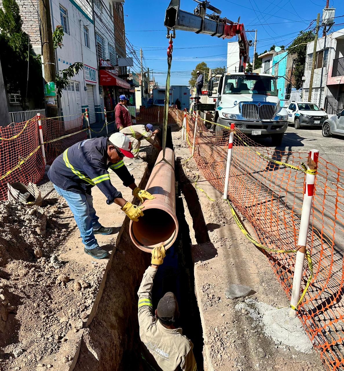 MIAA refuerza infraestructura sanitaria en el fraccionamiento México para prevenir riesgos a la salud