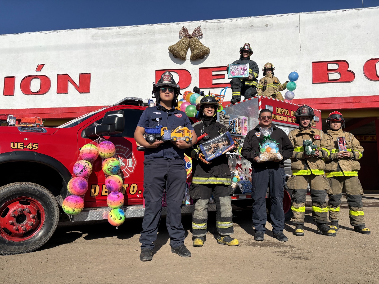 Arranca campaña solidaria “Bomberos de Corazón” para llevar alegría a la niñez de Aguascalientes