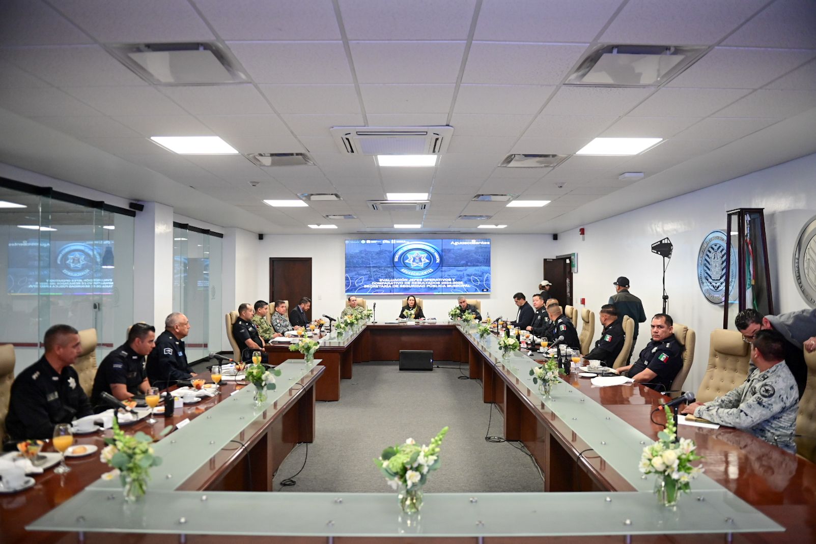 Refuerzan coordinación y evaluación permanente para fortalecer la seguridad en la capital de Aguascalientes